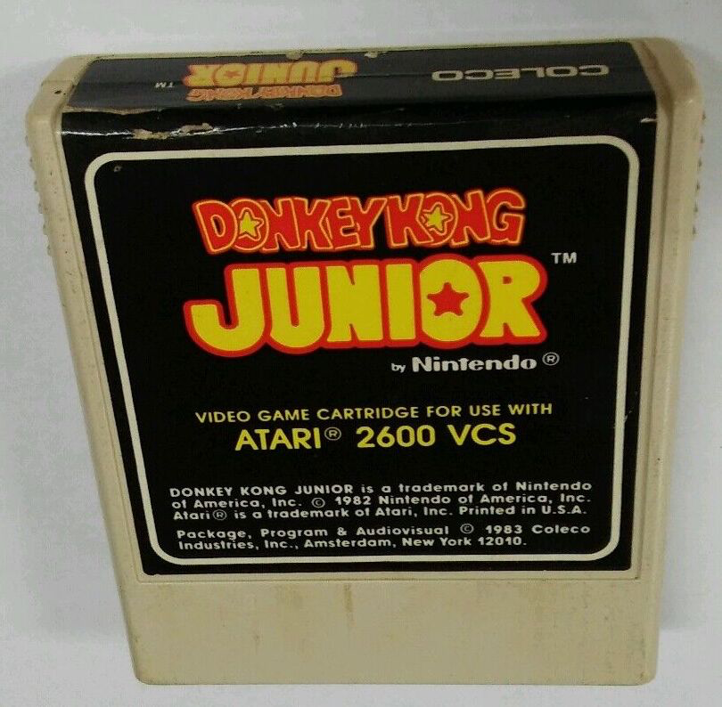 Donkey Kong Jr. (White Cartridge) - Colecovision