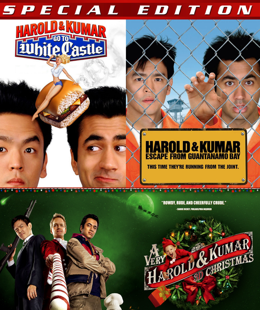 Harold & Kumar: Go To White Castle / Escape From Guantanamo Bay / ... The Ultimate Collector's Edition - Blu-ray Comedy VAR UR