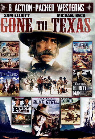 8-Movie Western Pack, Vol. 2: Gone To Texas / Blue Steel / Bounty Man / The Trackers / The Bounty Killer / ... - DVD