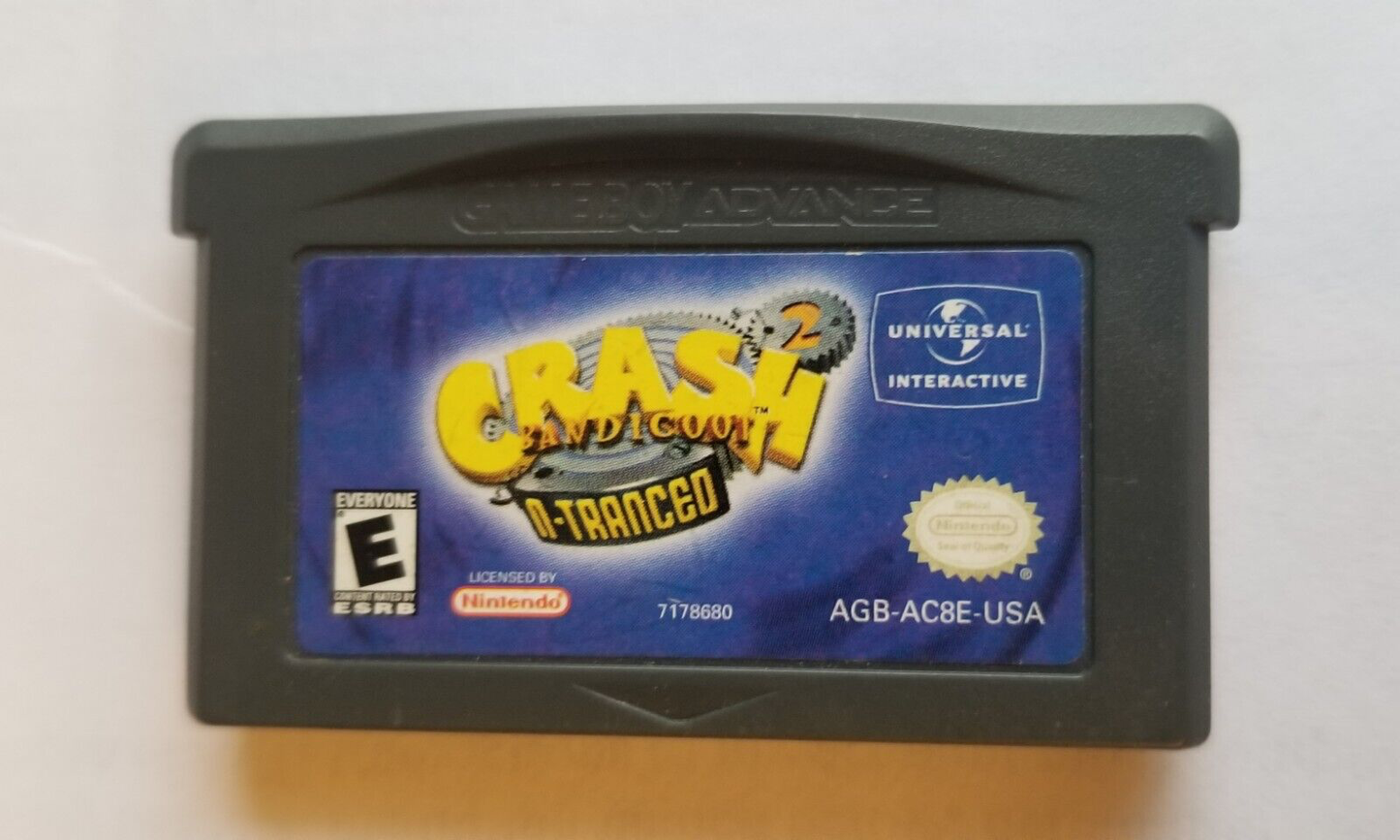 Crash Bandicoot 2 N-tranced - Game Boy Advance