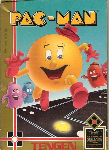 Pac-Man (Tengen Black) - NES