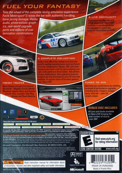Forza Motorsport 2 - Platinum Hits - Xbox 360