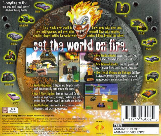 Twisted Metal 2 - PS1