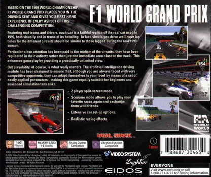 F1 World Grand Prix 1999 Season - PS1