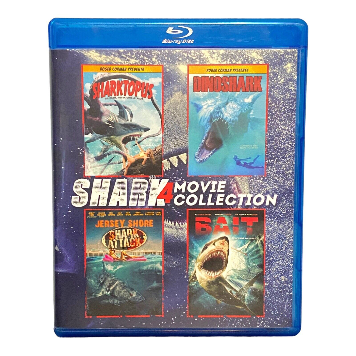 Jersey Shore Shark Attack / Sharktopus (Blu-ray) / Bait (2012/ Blu-ray) / Dinoshark (Blu-ray) - Blu-ray VAR VAR VAR