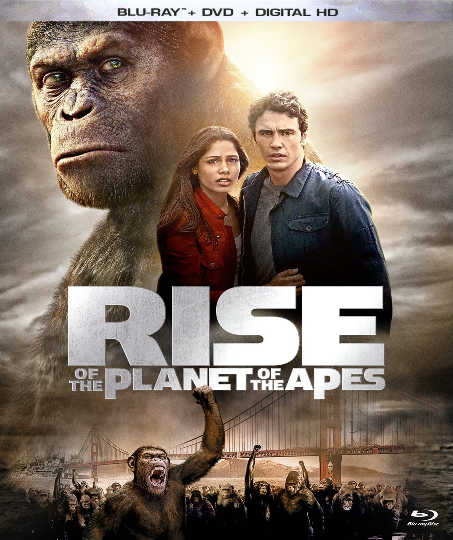 Rise Of The Planet Of The Apes - Blu-ray SciFi 2011 PG-13