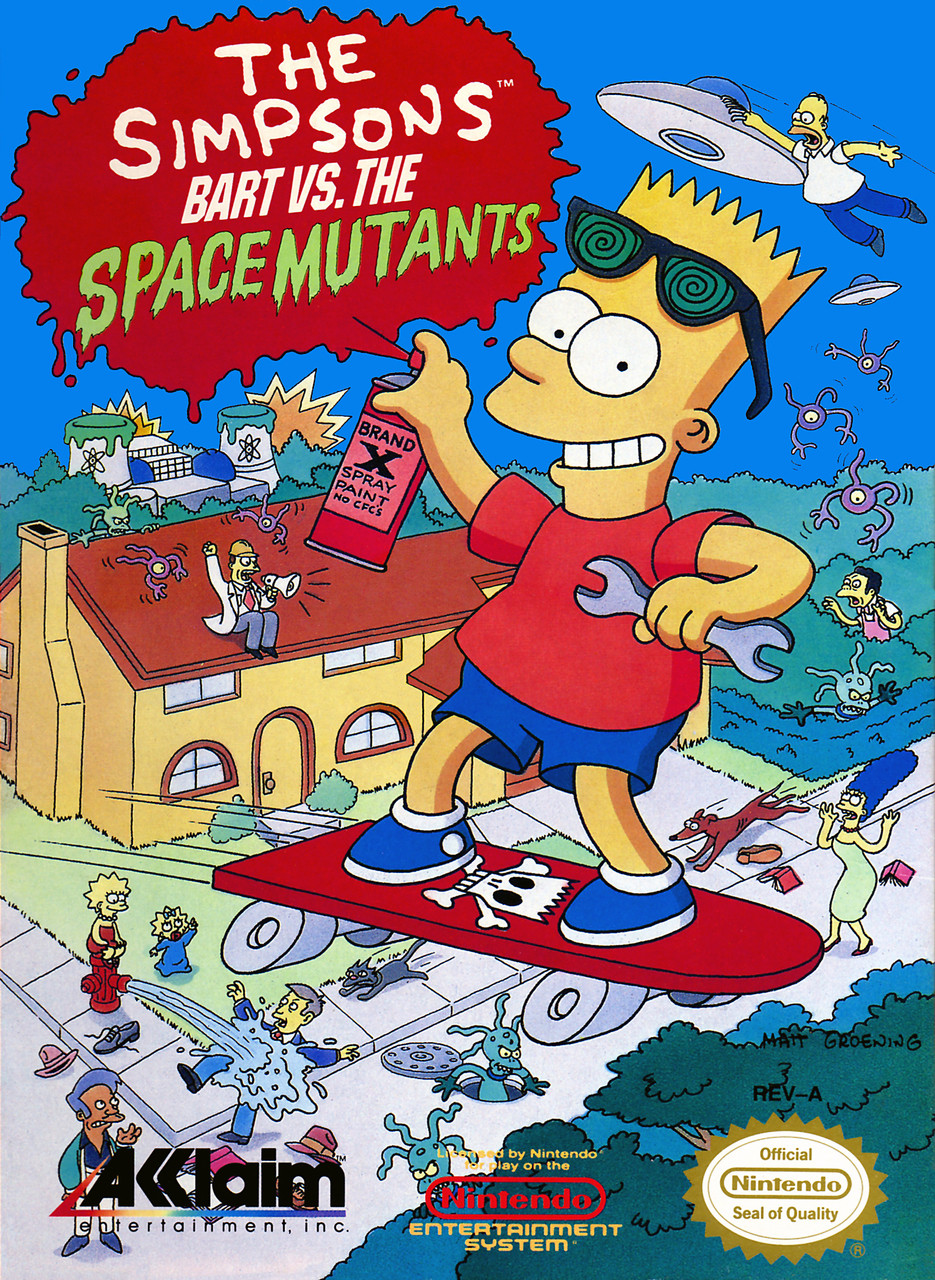 Simpsons Bart vs the Space Mutants The - NES