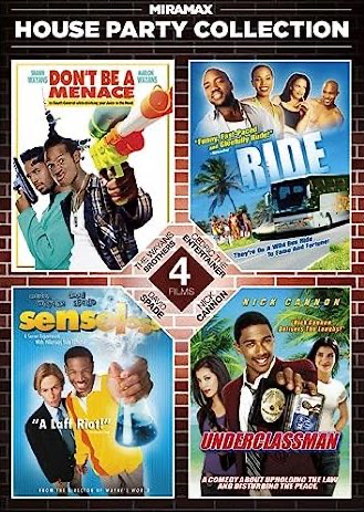 Miramax House Party Collection: Senseless / Underclassman / Ride / Don't Be A Menace To South / ... - DVD