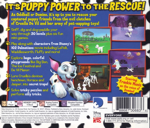 102 Dalmatians: Puppies to the Rescue - PS1