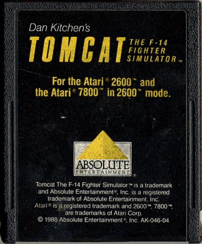 Tomcat: The F-14 Fighter Simulator - Atari 2600