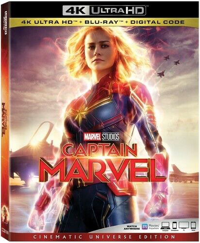 Captain Marvel - 4K Blu-ray Action/SciFi 2019 PG-13