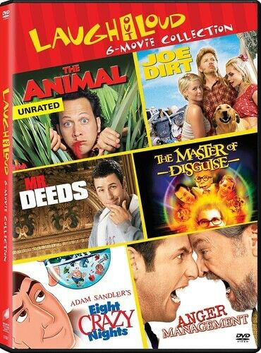 Anger Management (2003) / Eight Crazy Nights / The Animal / Joe Dirt / The Master Of Disguise / Mr. Deeds - DVD