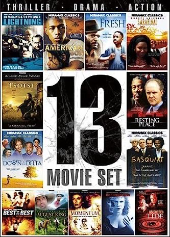 13-Movie Set: Basquiat / Sarafina / Tsotsi / Resting Place / Fresh / Down In The Delta / The Human Stain / Blood Tide / ... - DVD