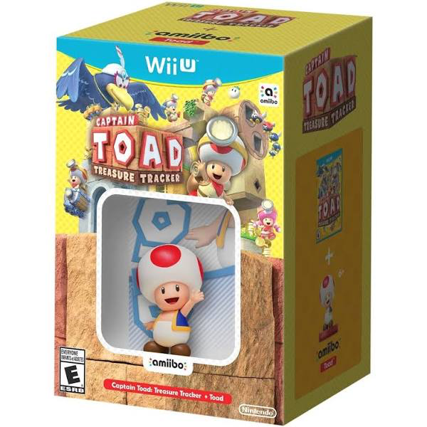 Captain Toad: Treasure Tracker + Toad Amiibo - Wii U