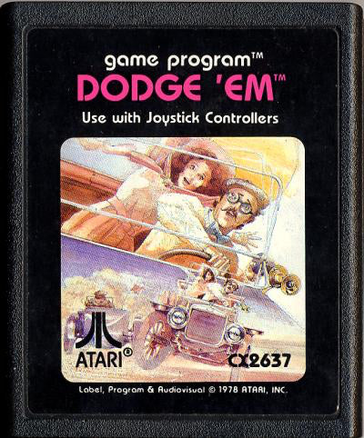 Dodge 'Em (Picture Label) - Atari 2600