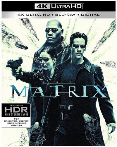 Matrix - 4K Blu-ray SciFi 1999 R