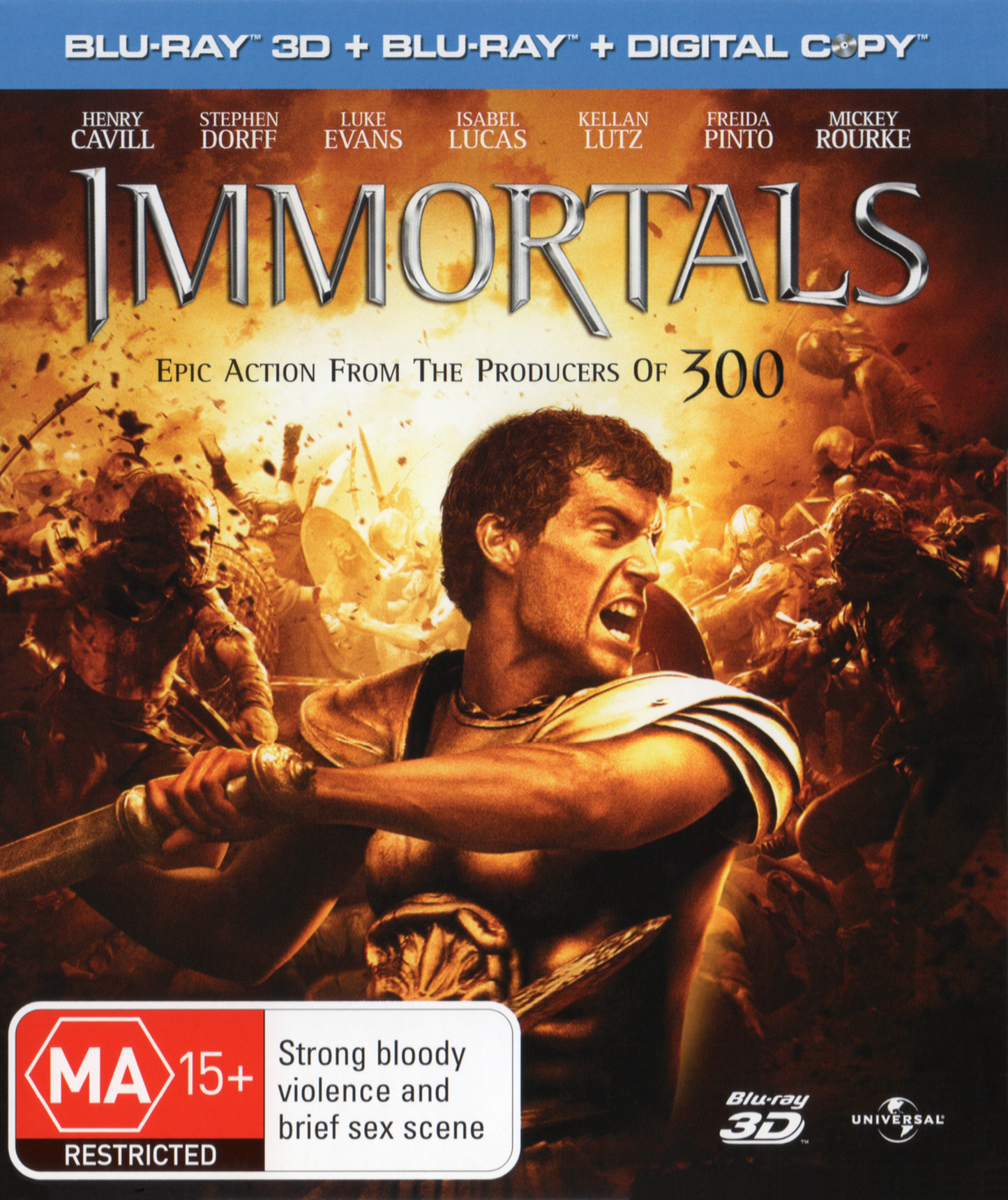 Immortals - Blu-ray Fantasy 2011 R