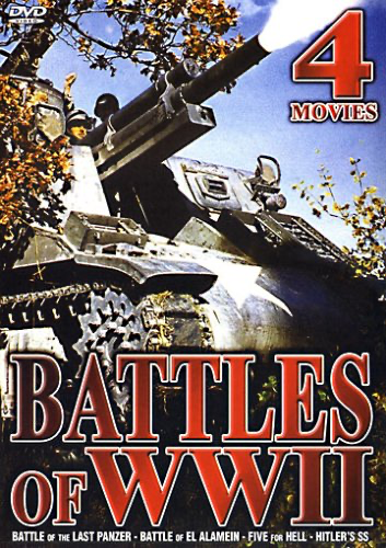 Battles Of WWII: 4-Movie Set: Battle Of The Last Panzer / Battle Of El Alamein / Five For Hell / Hit - DVD