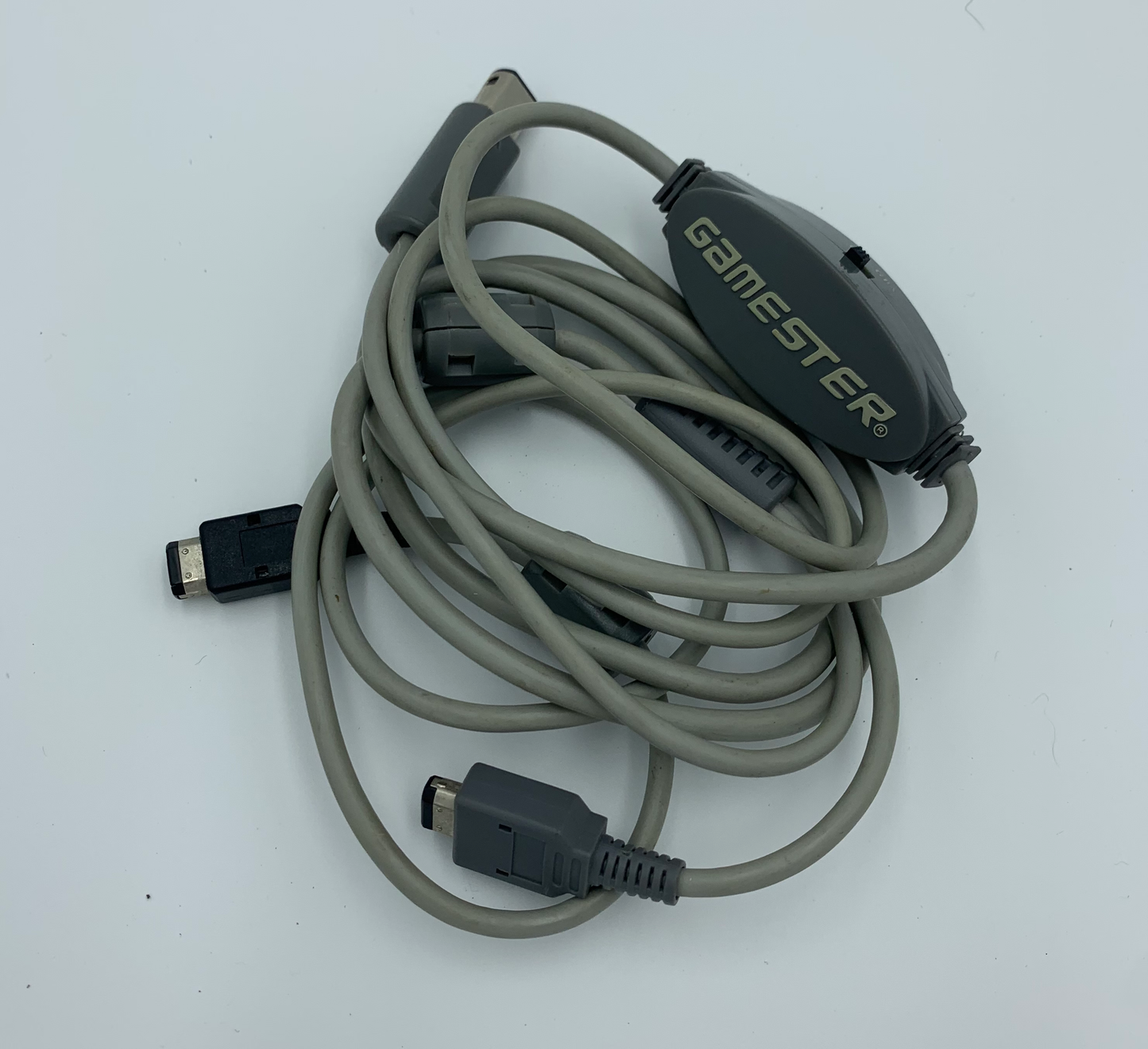 Gameboy Advance Link Cable GBA to GBA or GBA to GC Gamester Grey - Gamecube