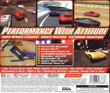 Need for Speed 3: Hot Pursuit - Greatest Hits - PS1