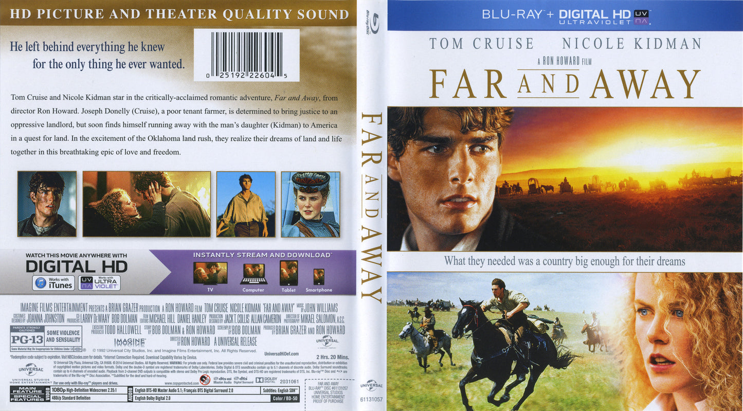 Far And Away - Blu-ray Drama 1992 PG-13