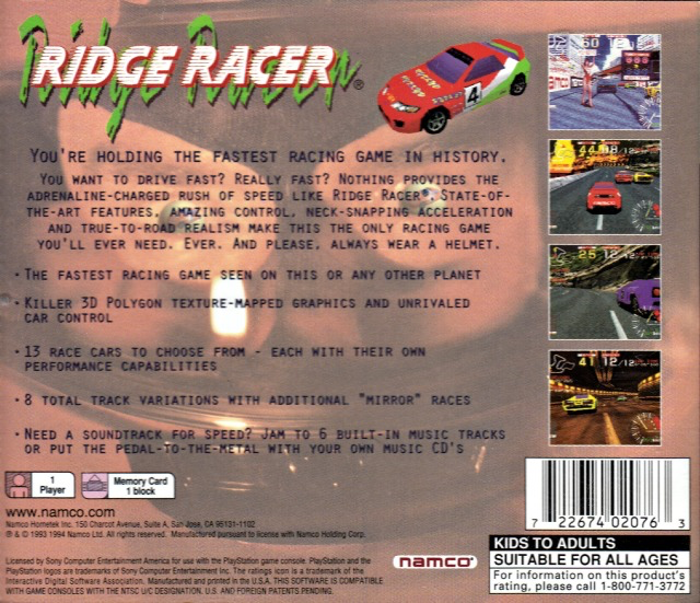 Ridge Racer - PS1