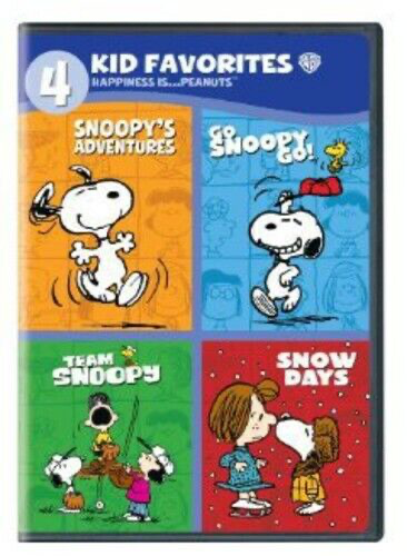 4 Kid Favorites: Happiness Is ... Peanuts: Snoopy's Adventures / Go, Snoopy Go! / Team Snoopy / Snow Days - DVD