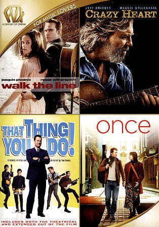 Walk The Line / Crazy Heart / That Thing You Do! / Once - DVD