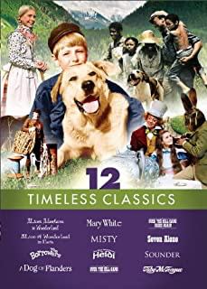 Family Film: Timeless Classics: Alice of Wonderland in Paris / A Dog of Flanders / The Borrowers / Seven Alone / ... - DVD