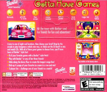 Barbie Gotta Have Games - PS1