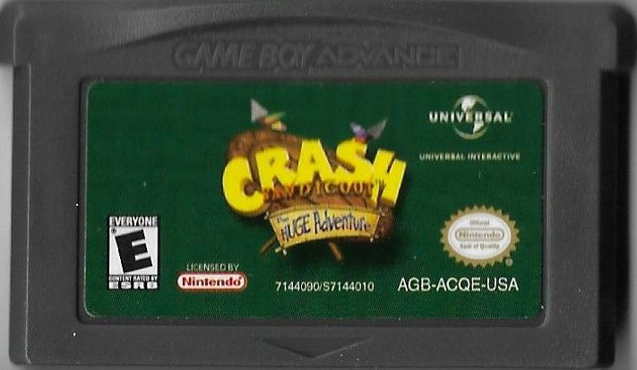 Crash Bandicoot the Huge Adventure - Game Boy Advance
