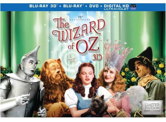 Wizard Of Oz 75th Anniversary Collector's Edition - Blu-ray Musical 1939 G