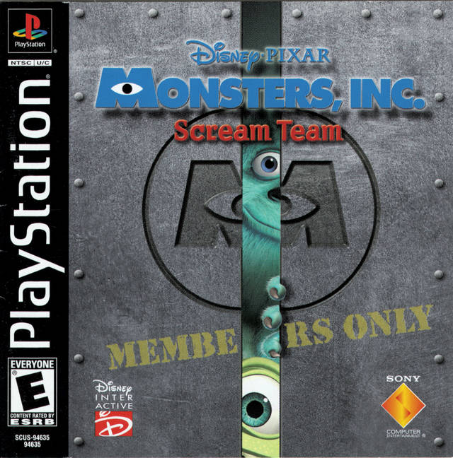 Monsters Inc. Scream Team - PS1