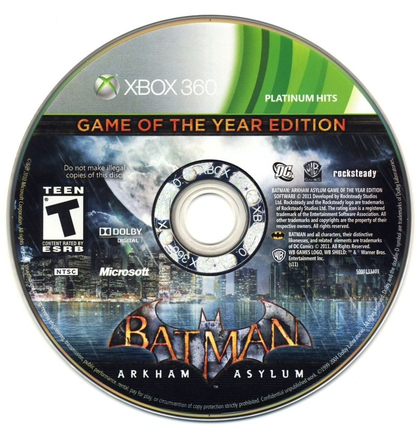 Batman: Arkham Asylum - Game of the Year Edition - Xbox 360