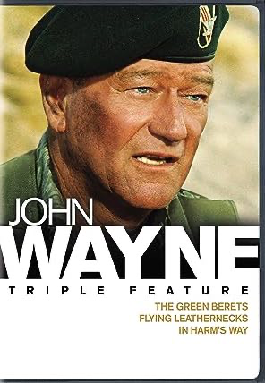 John Wayne Triple Feature: Green Berets / Flying Leathernecks / In Harm's Way - DVD