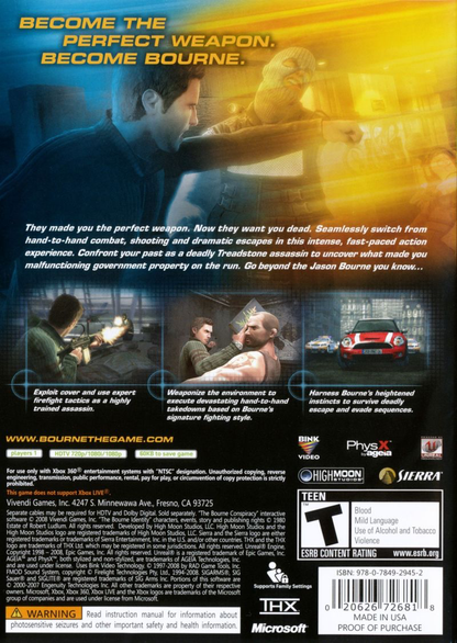 Bourne Conspiracy, The - Xbox 360