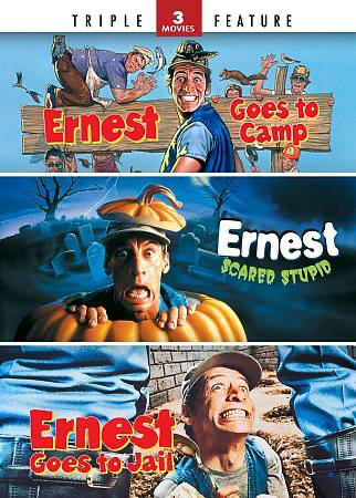 Ernest Triple Feature: Ernest Goes To Camp / Ernest Goes To Jail / Ernest Scared Stupid - DVD