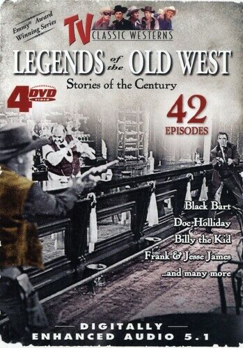 TV Classic Westerns: Legends Of The Old West, Vol. 1 & 2: Doc Holliday / Geronimo / Black Jack / Johnny Ringo / ... - DVD