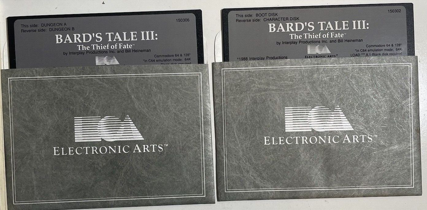 Bards Tale III Thief of Fate - Commodore 64