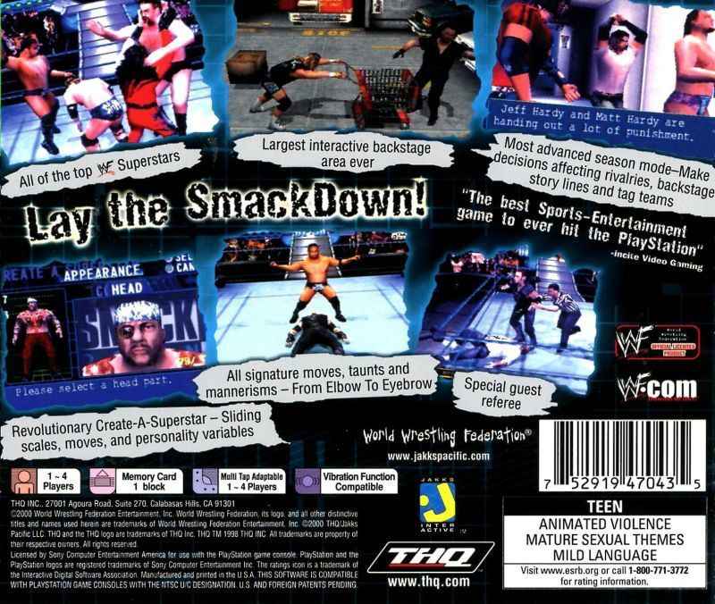 WWF Smackdown - Greatest Hits - PS1
