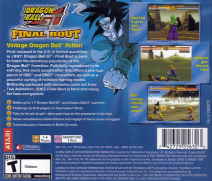 Dragon Ball GT: Final Bout (Atari) - PS1