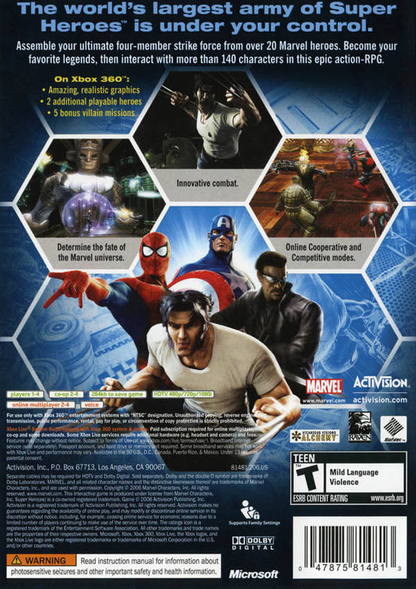 Marvel: Ultimate Alliance - Xbox 360