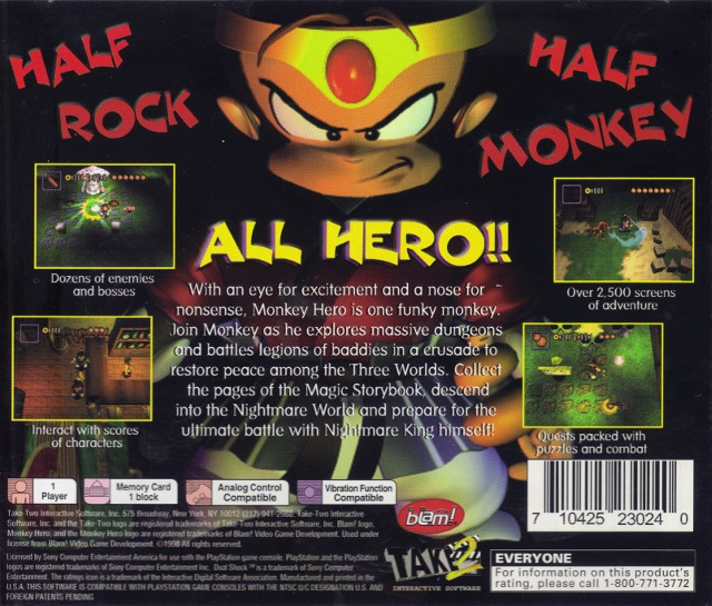 Monkey Hero - PS1