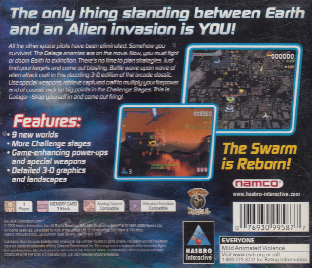 Galaga: Destination Earth - PS1
