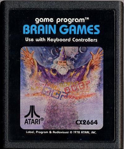 Brain Games (Picture Label) - Atari 2600