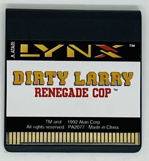 Dirty Larry: Renegade Cop - Atari Lynx