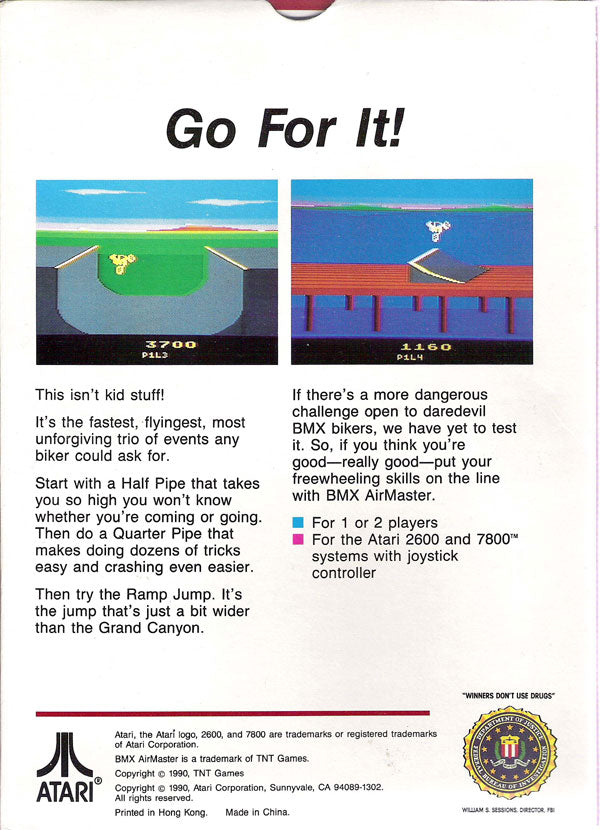 BMX Airmaster (Red Label) - Atari 2600