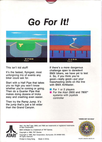BMX Airmaster (Red Label) - Atari 2600