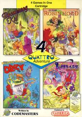 Quattro Adventure (Boomerang Kid / Super Robin Hood / Treasure Island Dizzy / Linus Spacehead) - NES