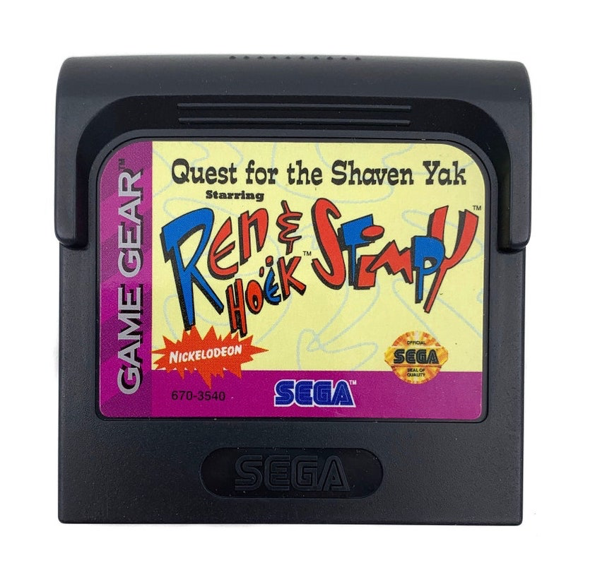 Ren and Stimpy Quest for the Shaven Yak - Game Gear